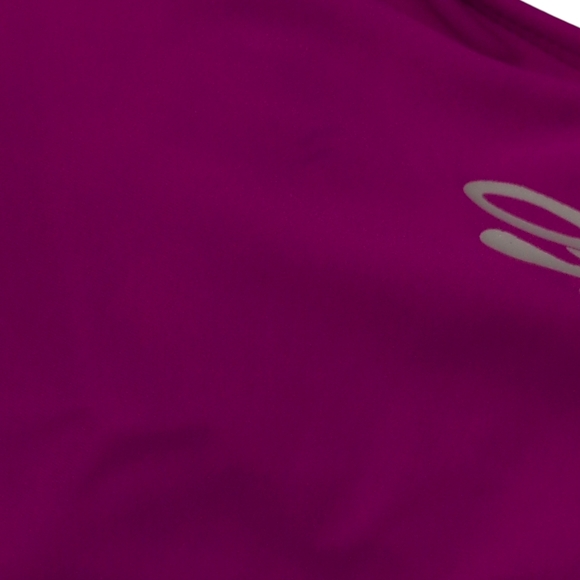 Off-White Tape Ribbed Swimsuit $390 Fuschia Blue White Small - Picture 9 of 11